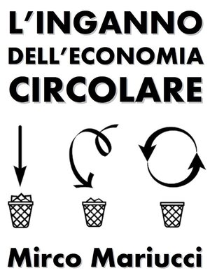 cover image of L'inganno dell'economia circolare